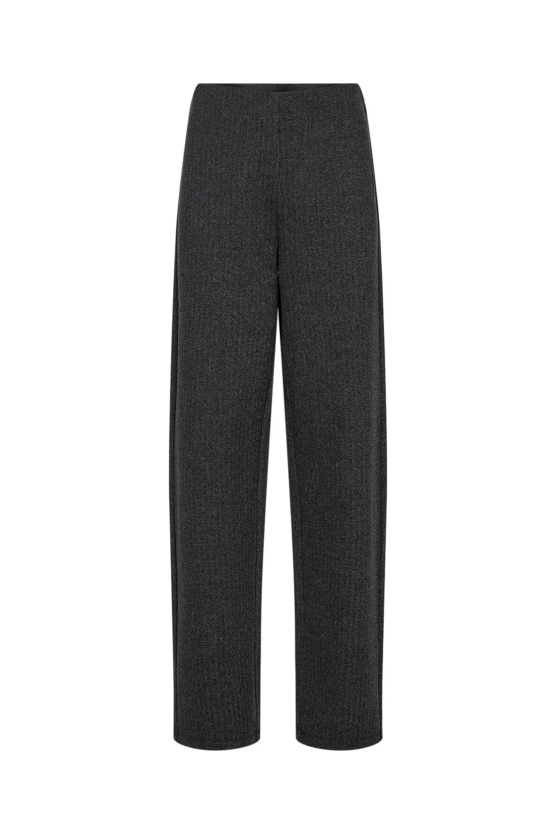 Vinja Warm Handle Straight Leg Trousers - Dark Earth Melange Comb