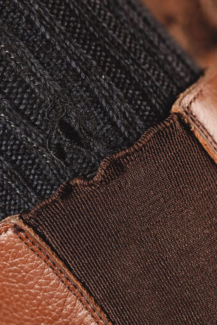 Bamboo Boot Sock - Navy - Image 3