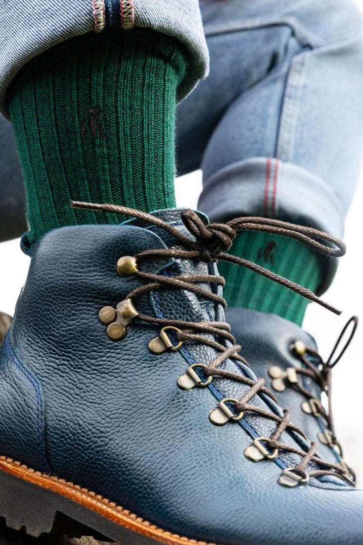 Bamboo Boot Sock - Racing Green - Image 2