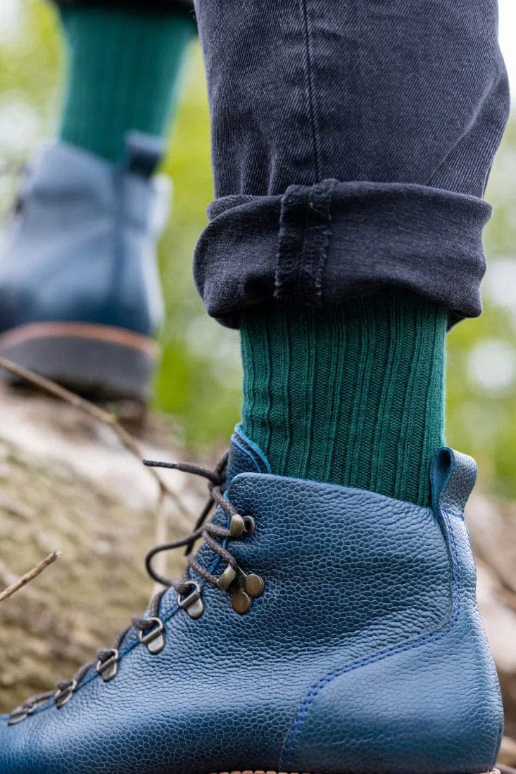Bamboo Boot Sock - Racing Green - Image 3