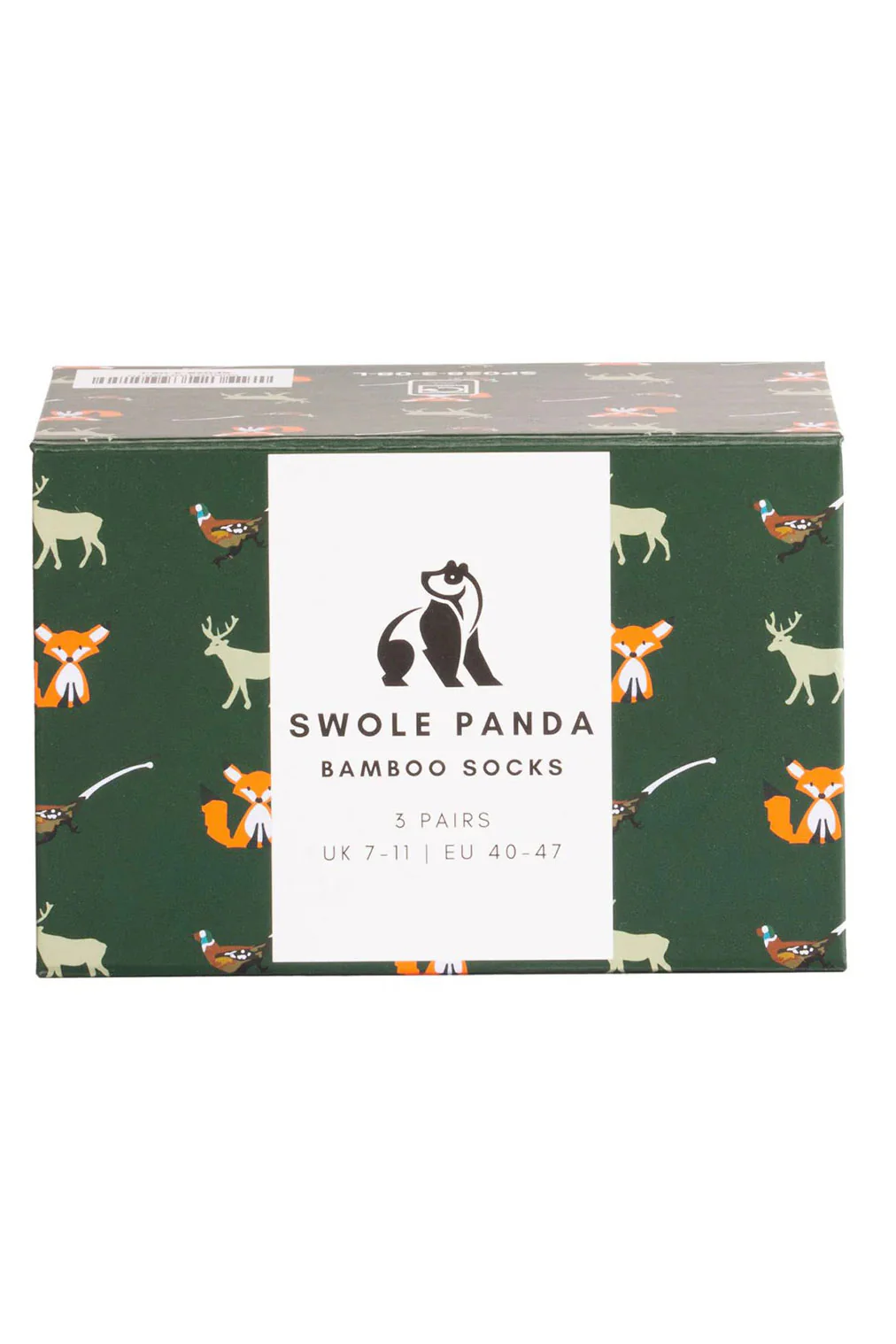 Countryside Box of 3 Bamboo Socks - Green/Blue - Image 4