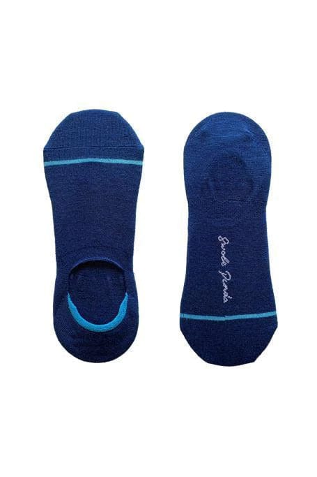 No Show Bamboo Trainer Socks - Royal Blue