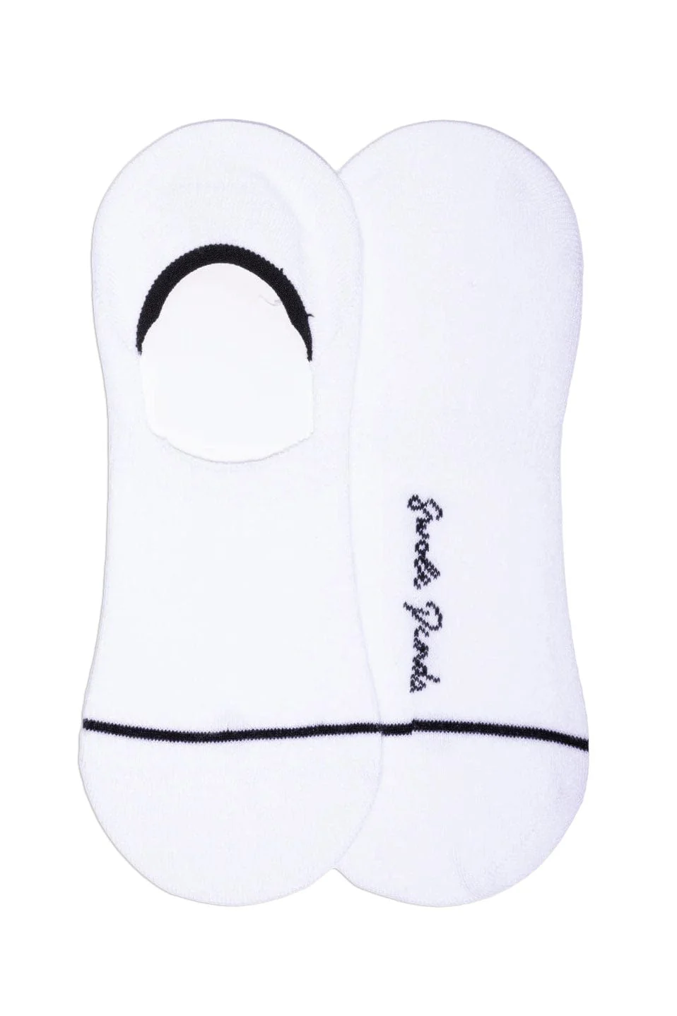 No Show Bamboo Trainer Socks - White