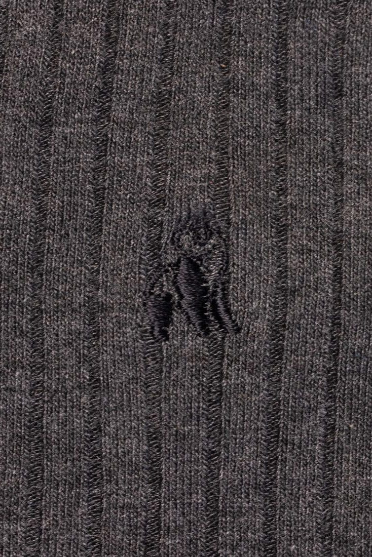 Plain Bamboo Socks - Marl Grey - Image 2