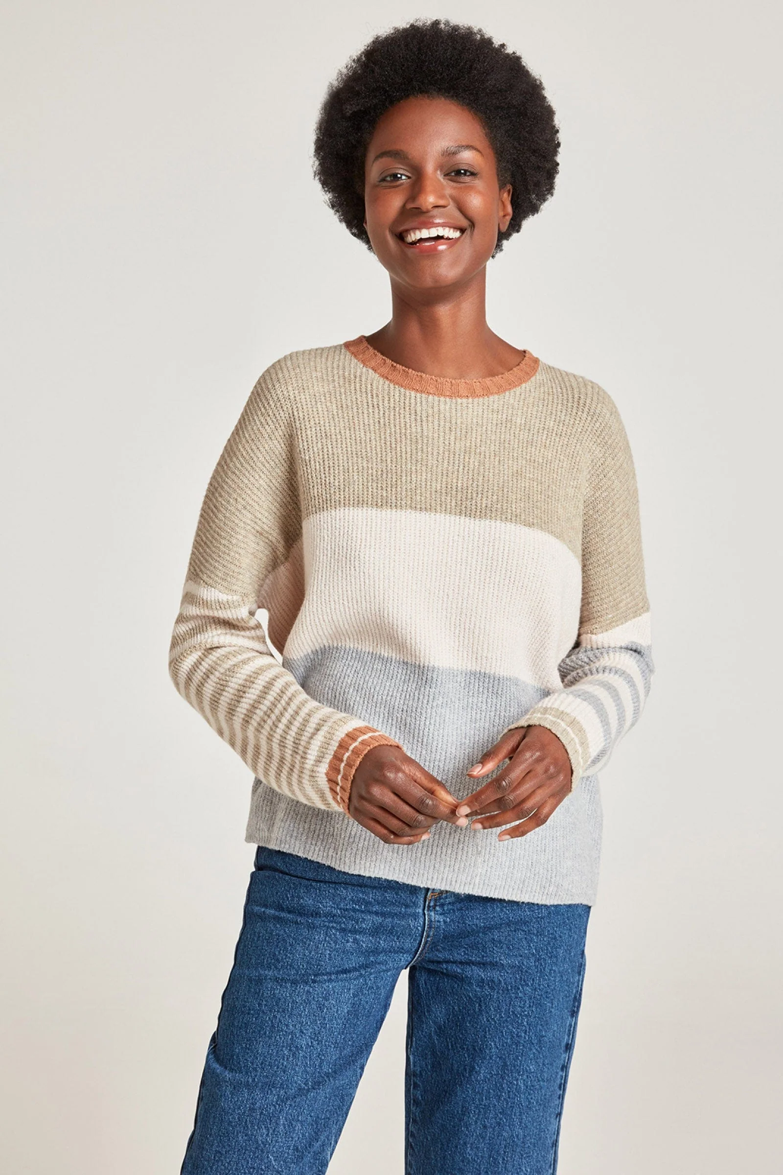 Aadi Organic Cotton Knit Jumper - Multi - Image 2