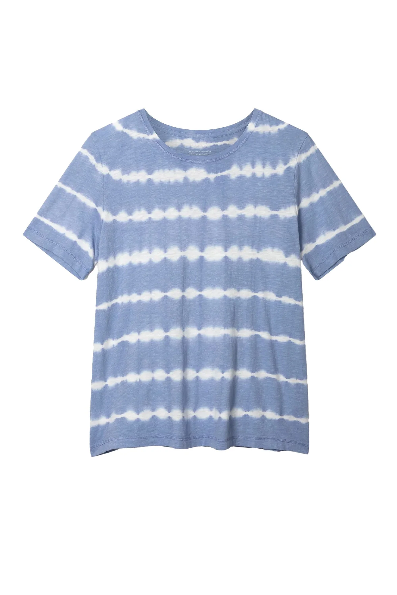 Fairtrade Organic Cotton Tie Dyed T-Shirt - Denim Blue