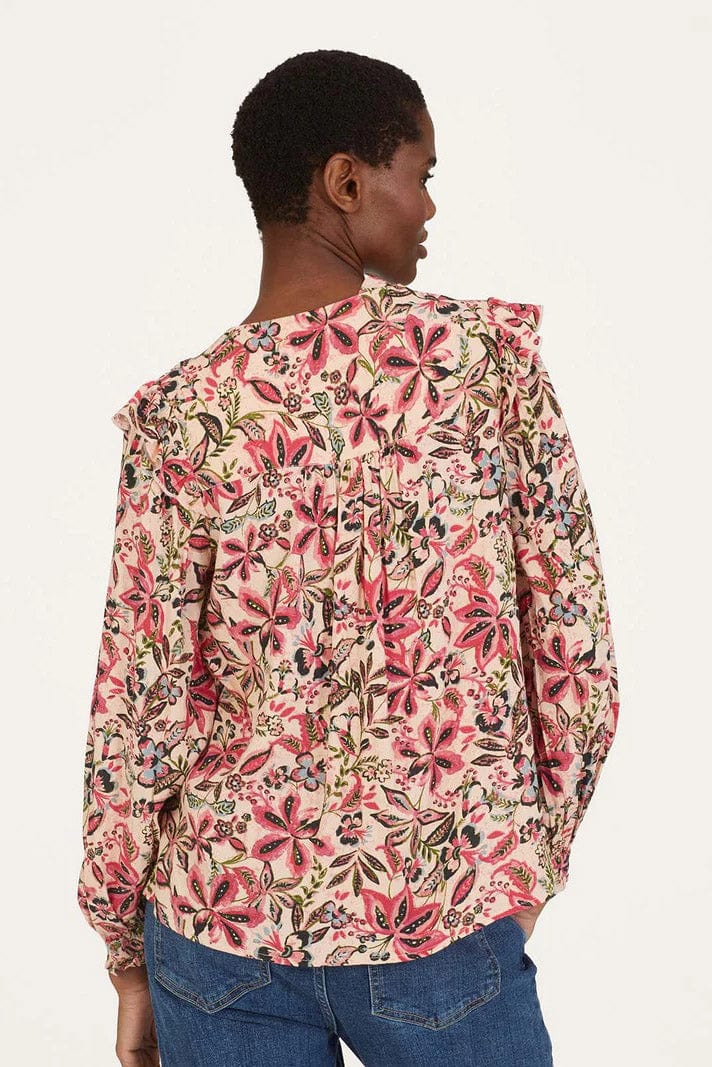 Faye EcoVero Dobby Blouse - Faded Rose Pink - Image 5