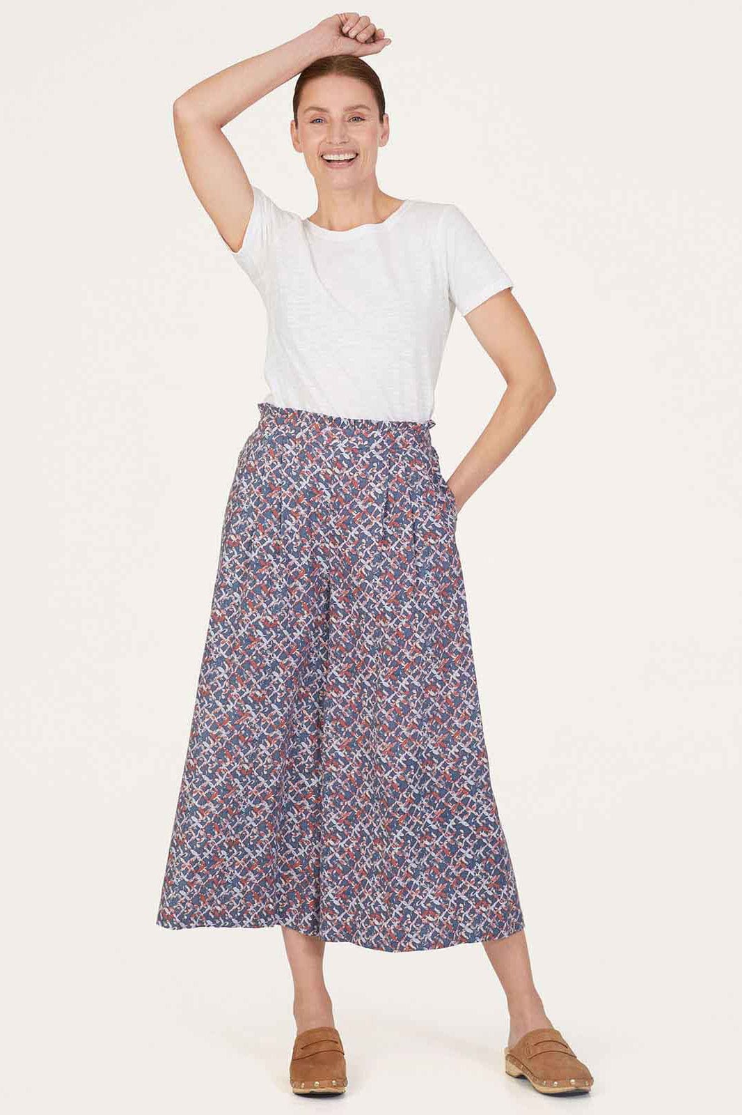 Kalina Hemp Wide Leg Culottes - Image 3