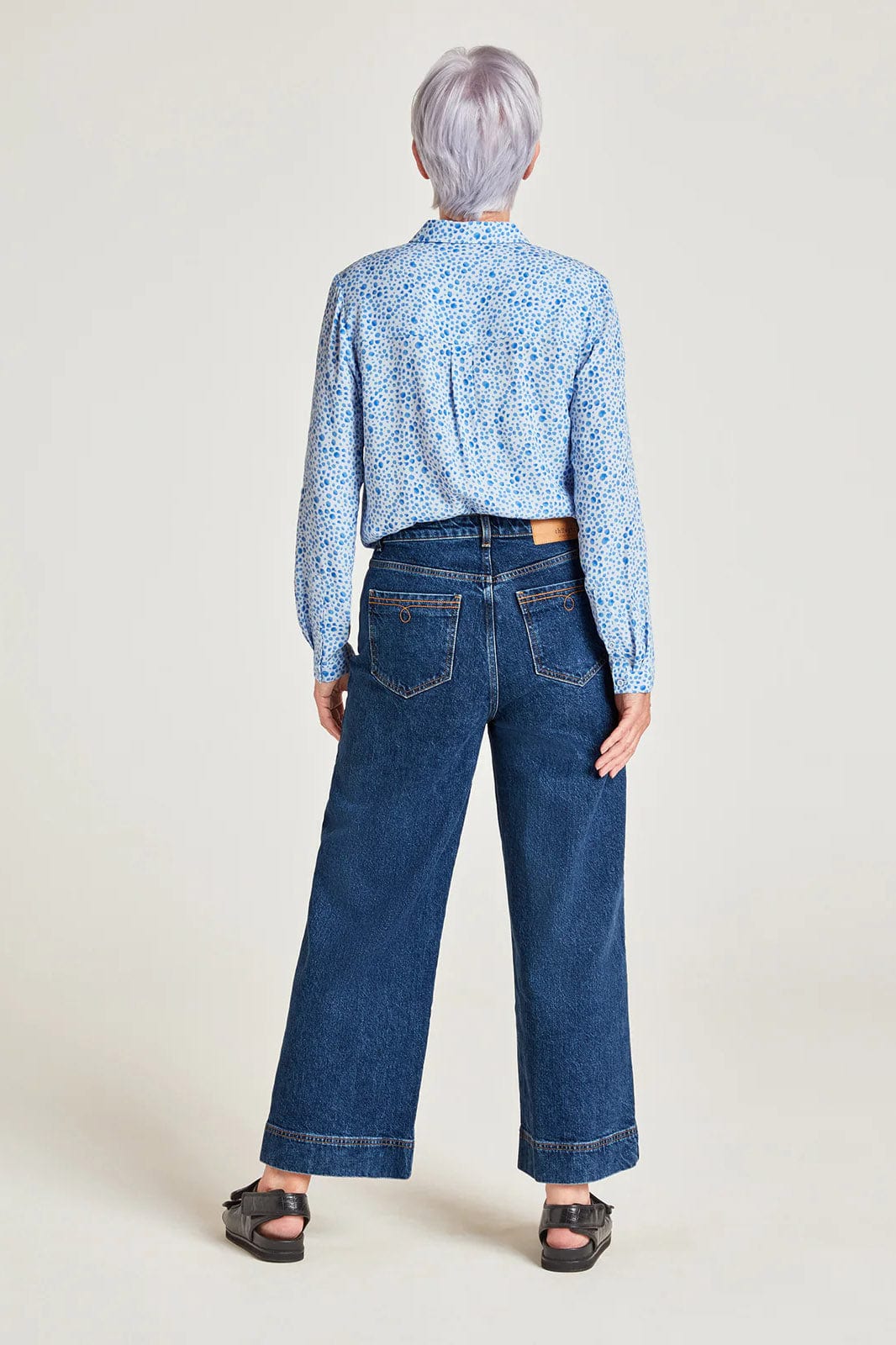 Marian Lenzing EcoVero Blouse - Ice Blue - Image 5