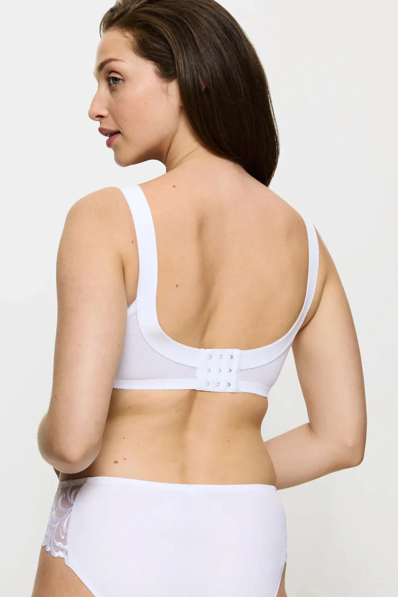 Doreen Non-Wired Bra - White - Image 3
