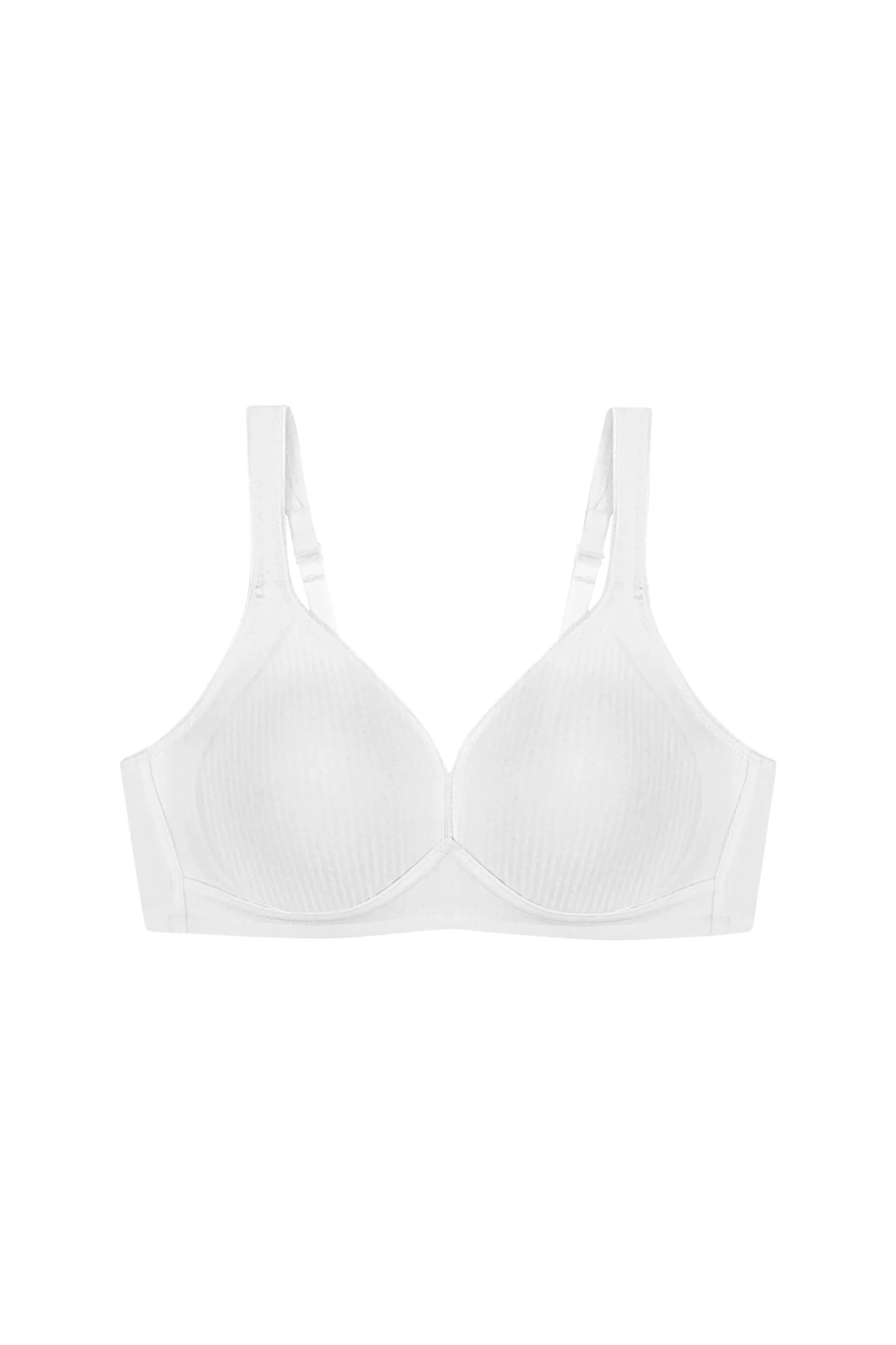 Modern Soft + Cotton Non-Wired Bra - White