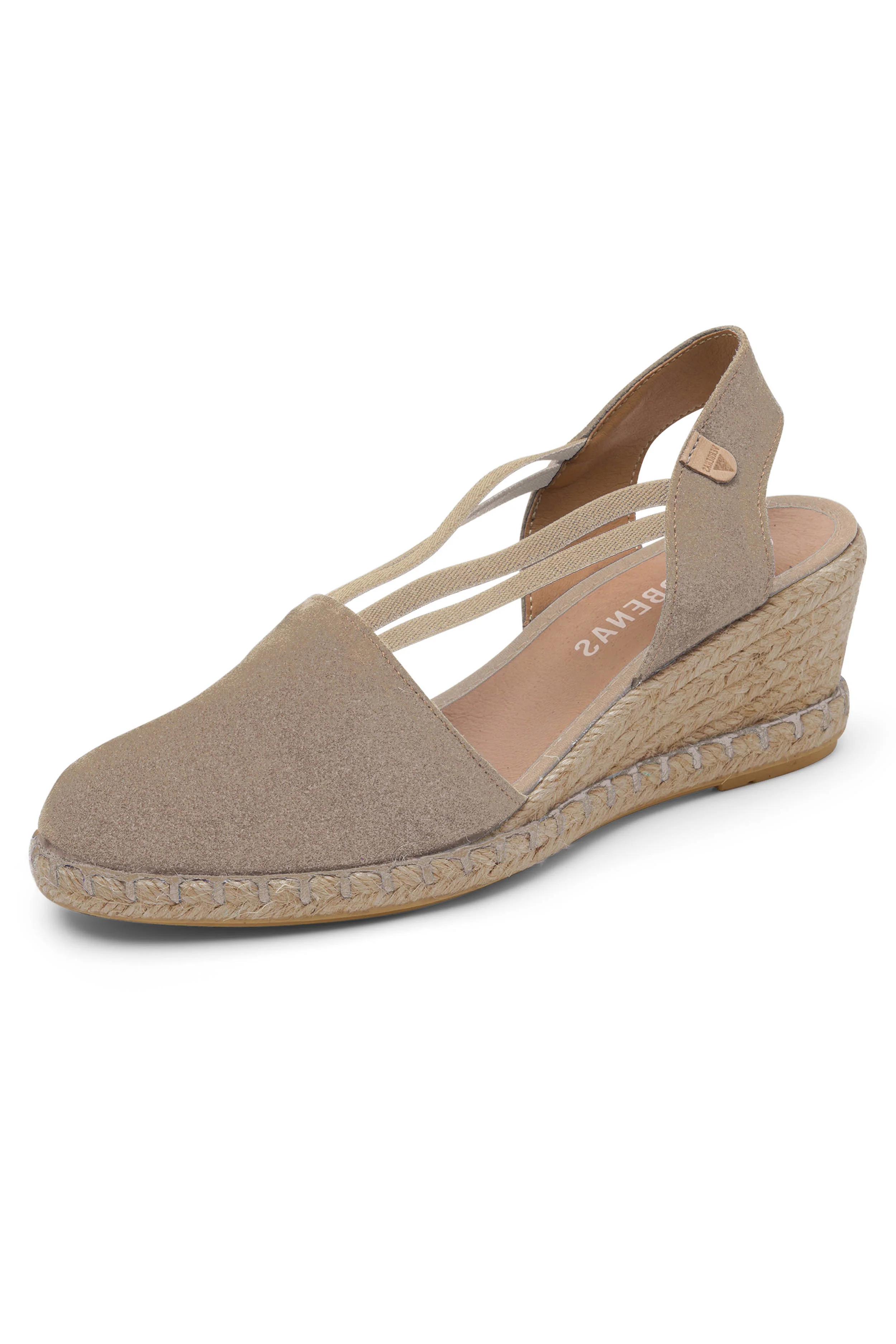 Maika Suede Espadrille Wedges - Piedra