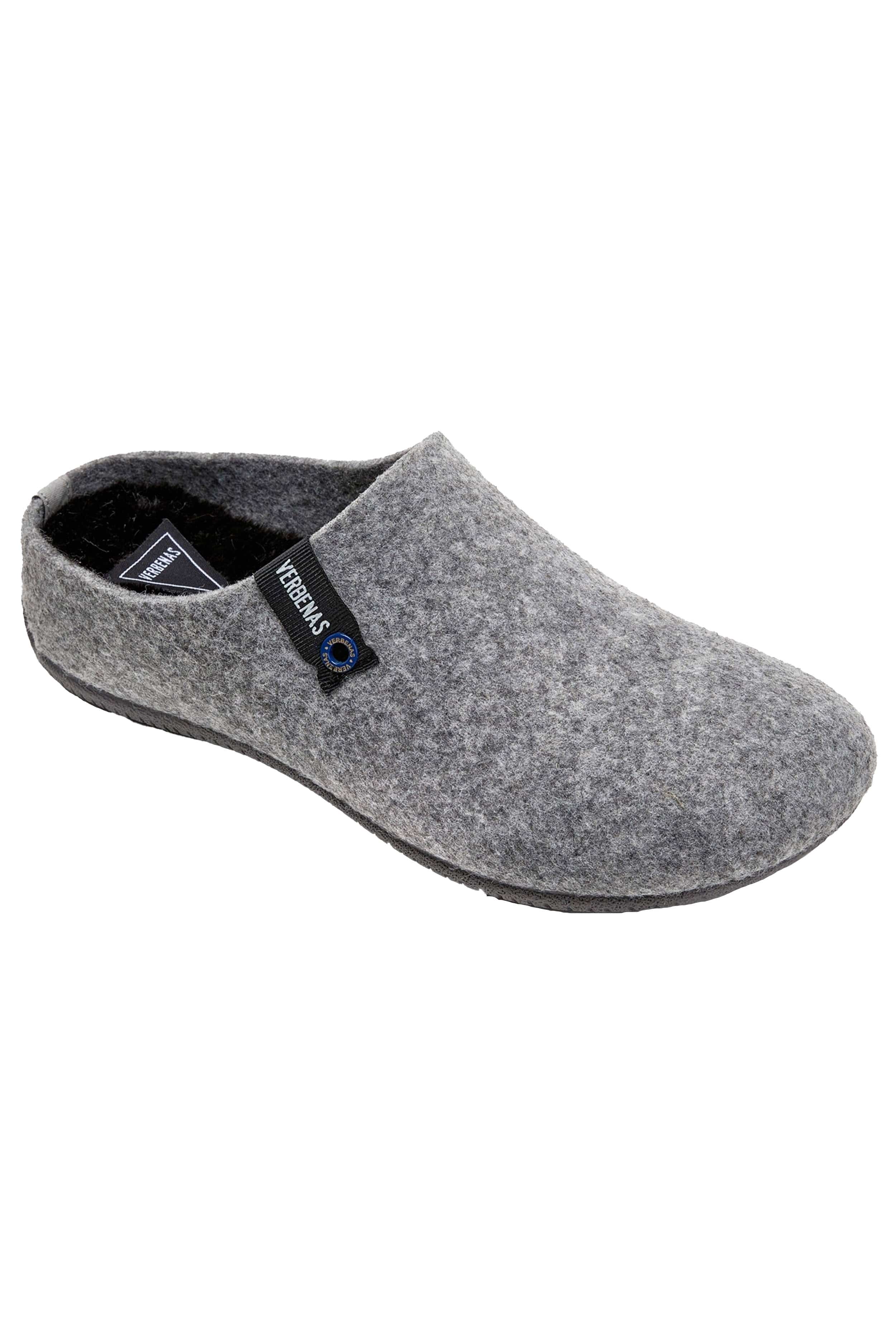 York Recycled Felt Slippers - Grey