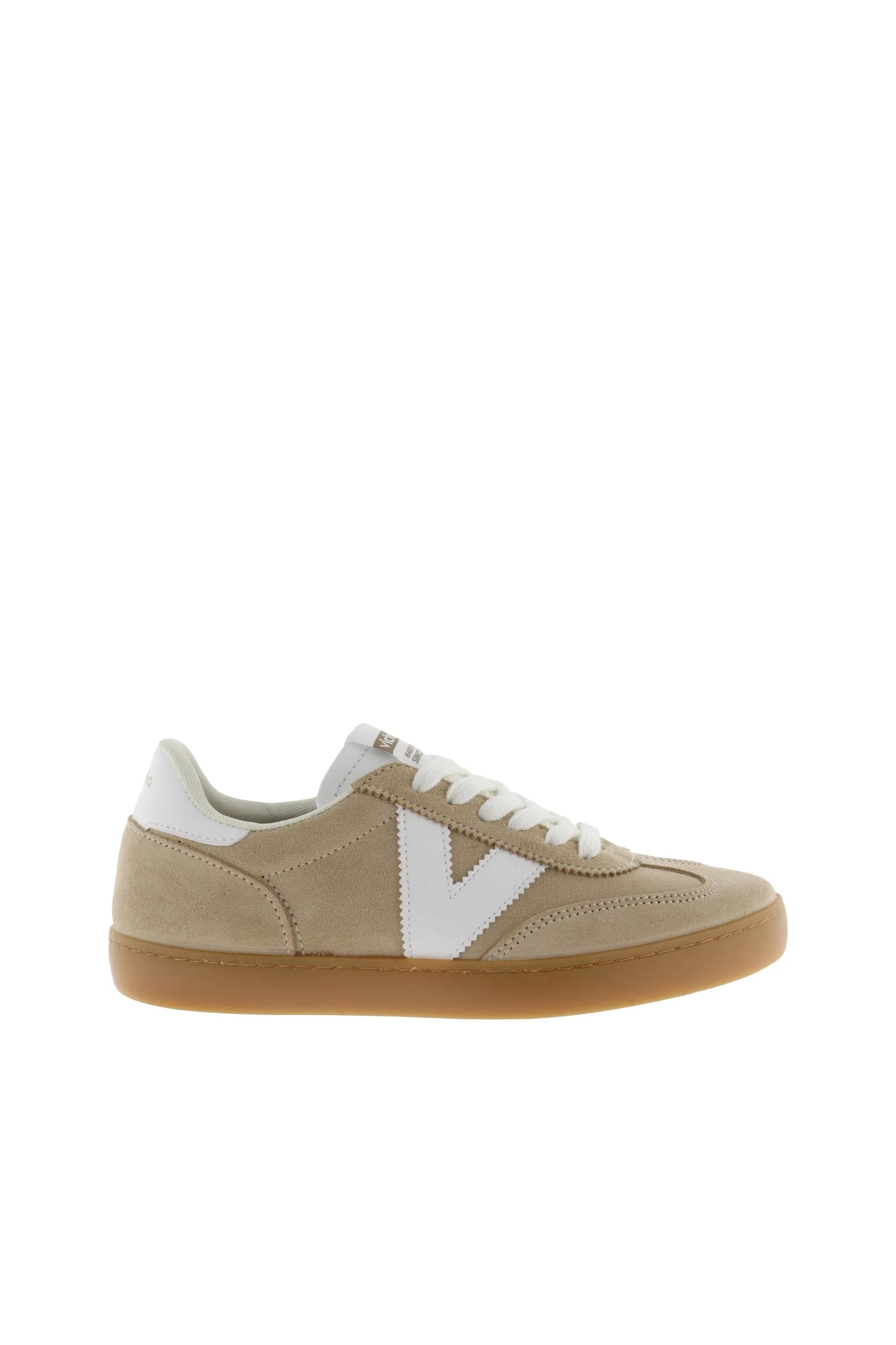 Berlin Suede Retro Trainers - Beige
