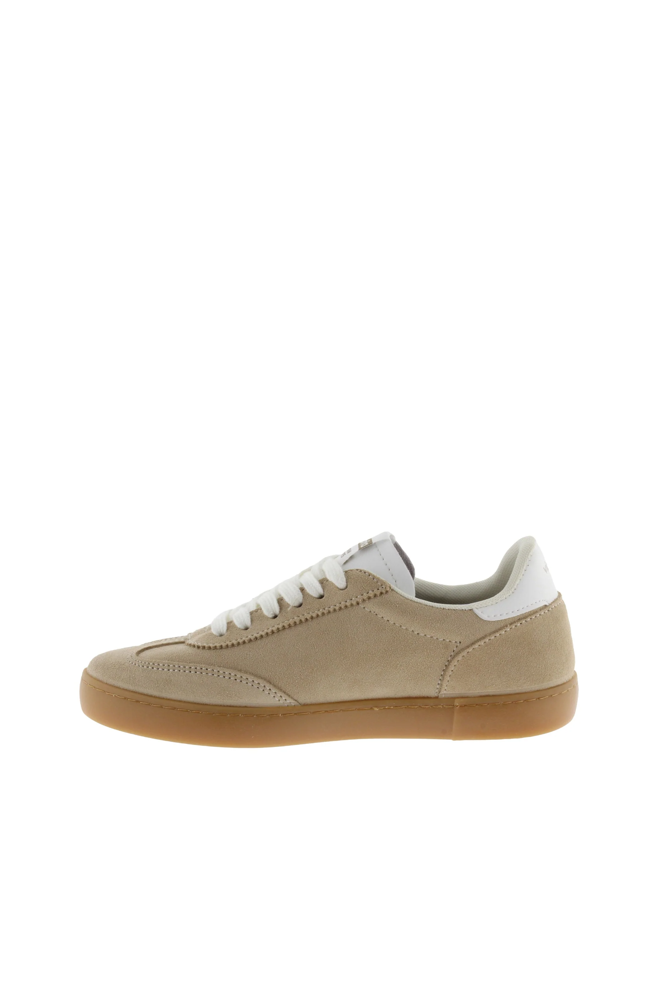 Berlin Suede Retro Trainers - Beige - Image 2