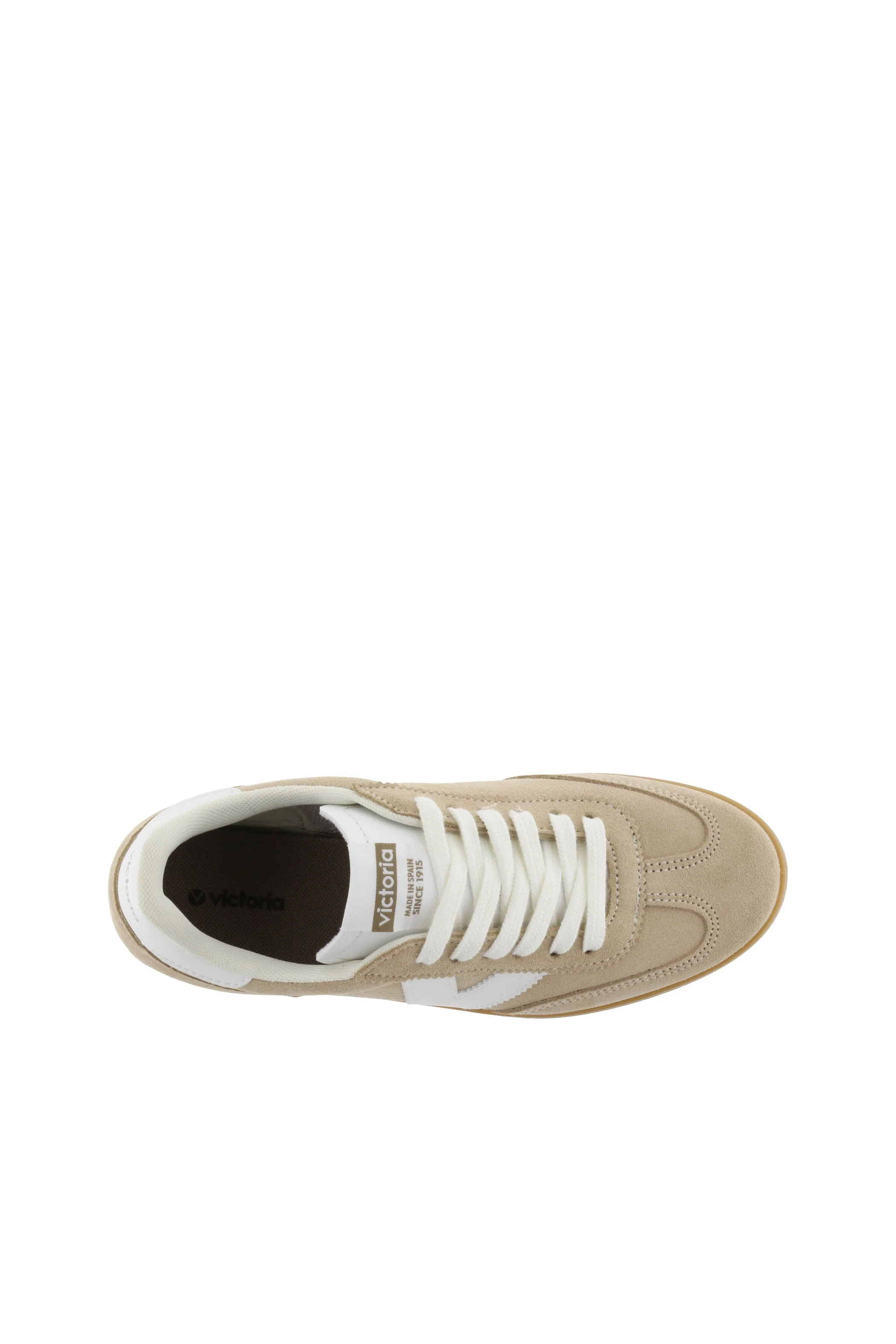 Berlin Suede Retro Trainers - Beige - Image 5