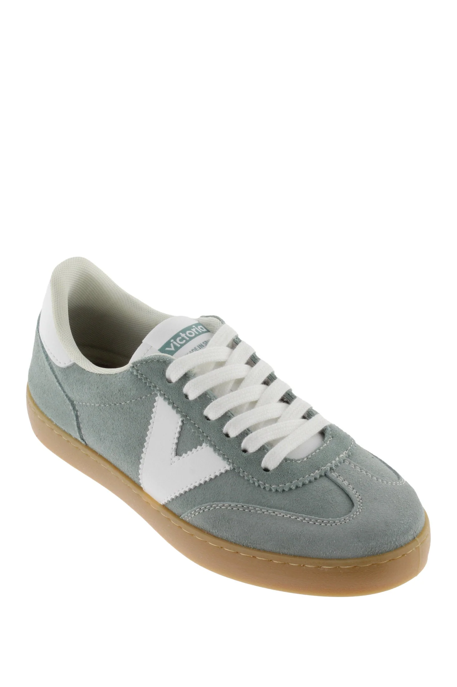 Berlin Suede Retro Trainers - Jade - Image 3