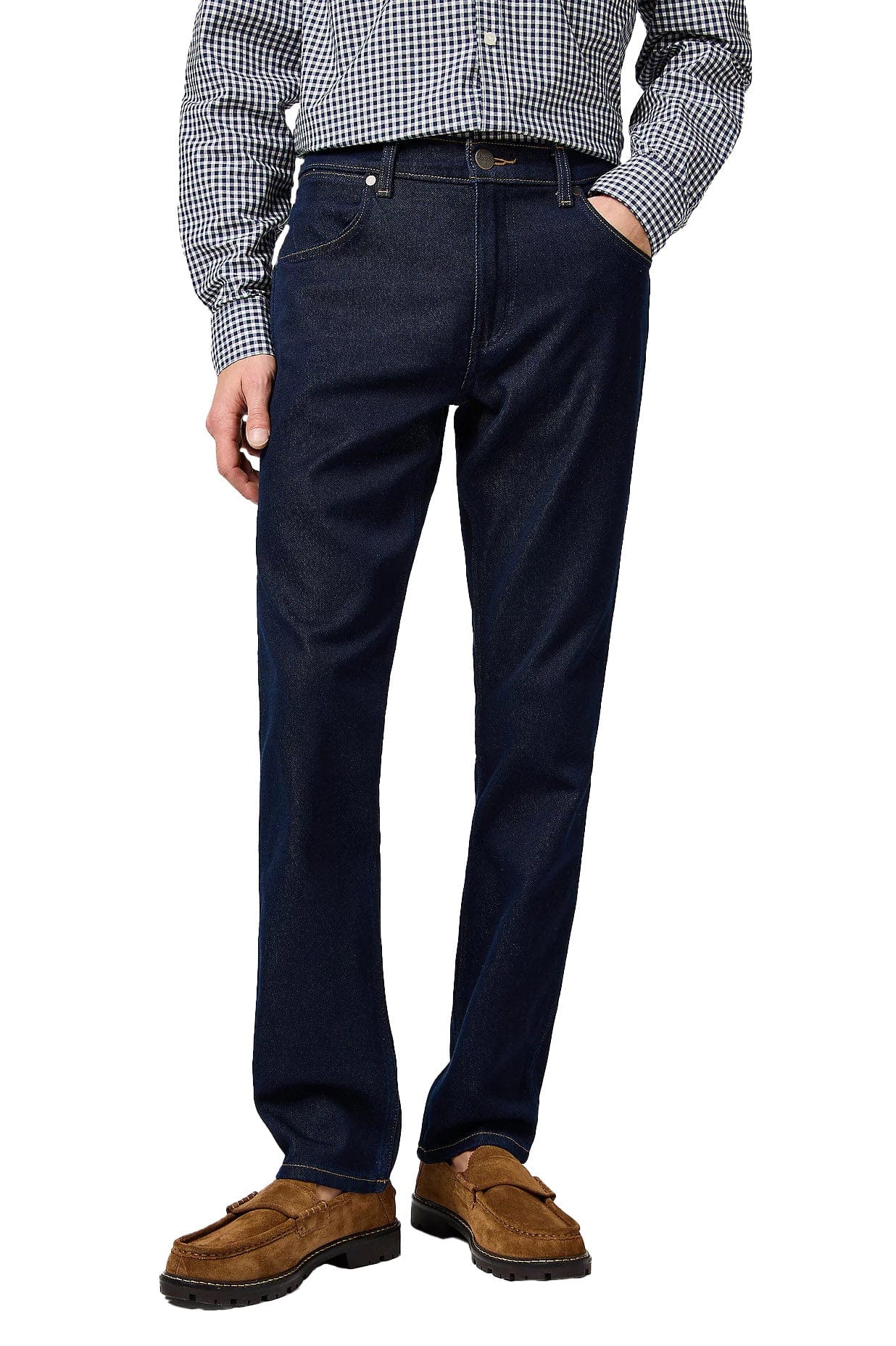 Greensboro Stretch Straight Jeans - Moonlight Rinse