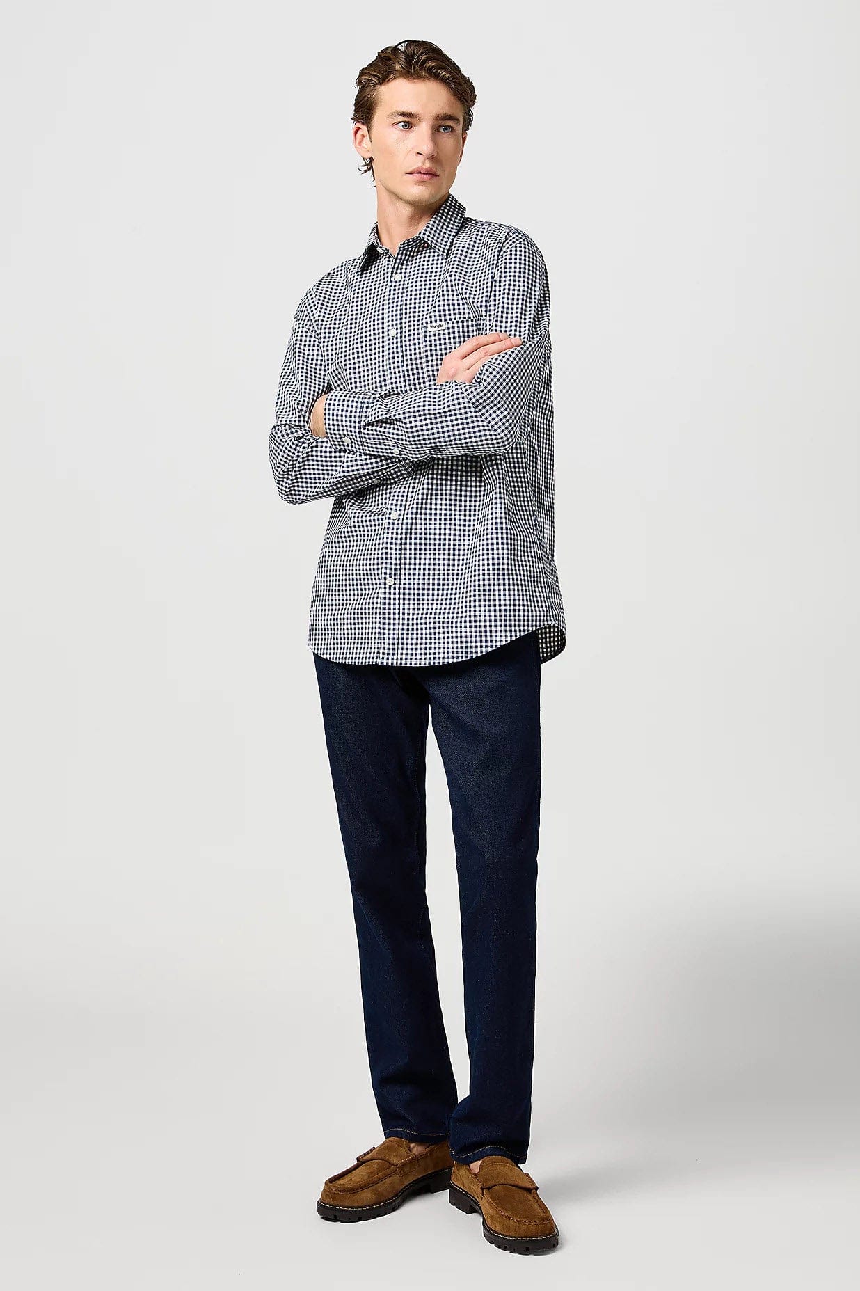 Greensboro Stretch Straight Jeans - Moonlight Rinse - Image 3