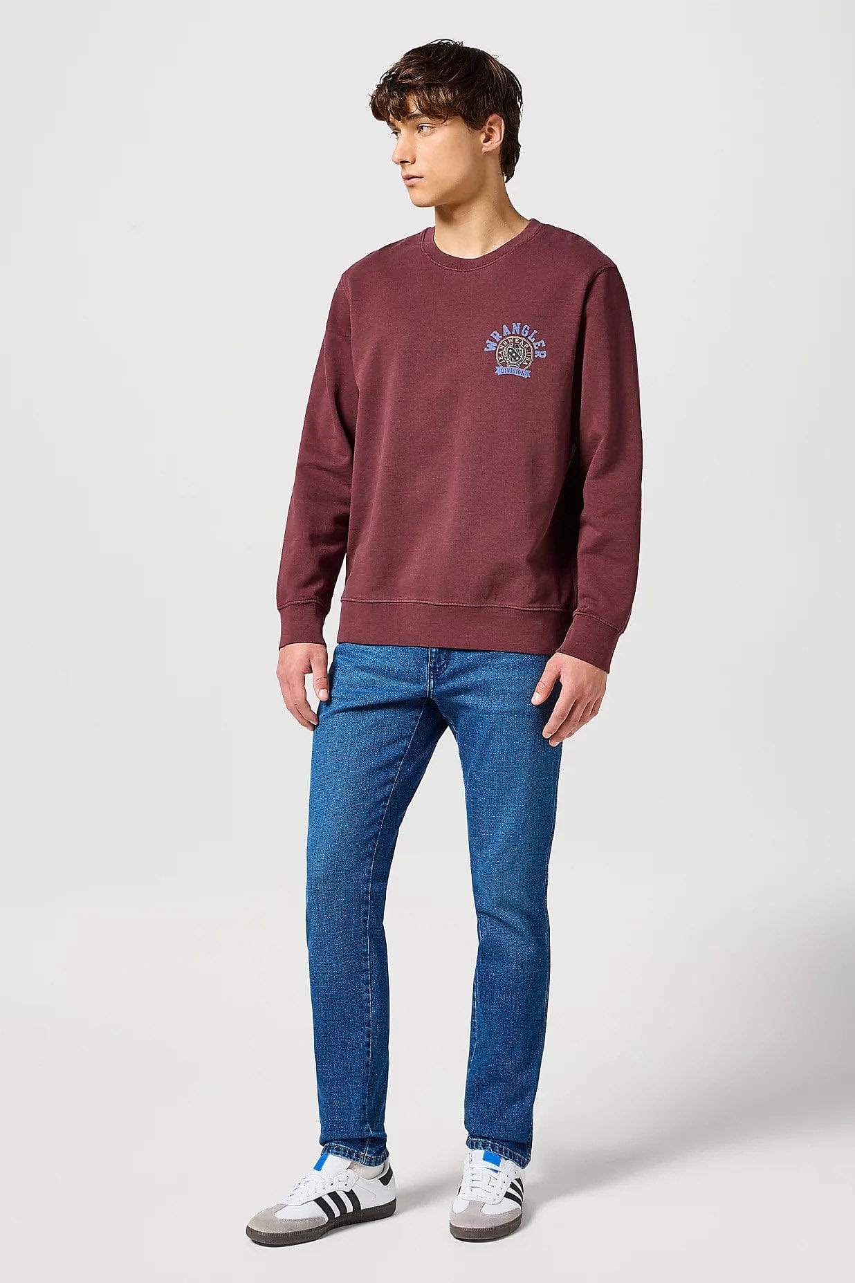 River Cotton Stretch Regular Tapered Jeans - Sundown Blue - Image 3