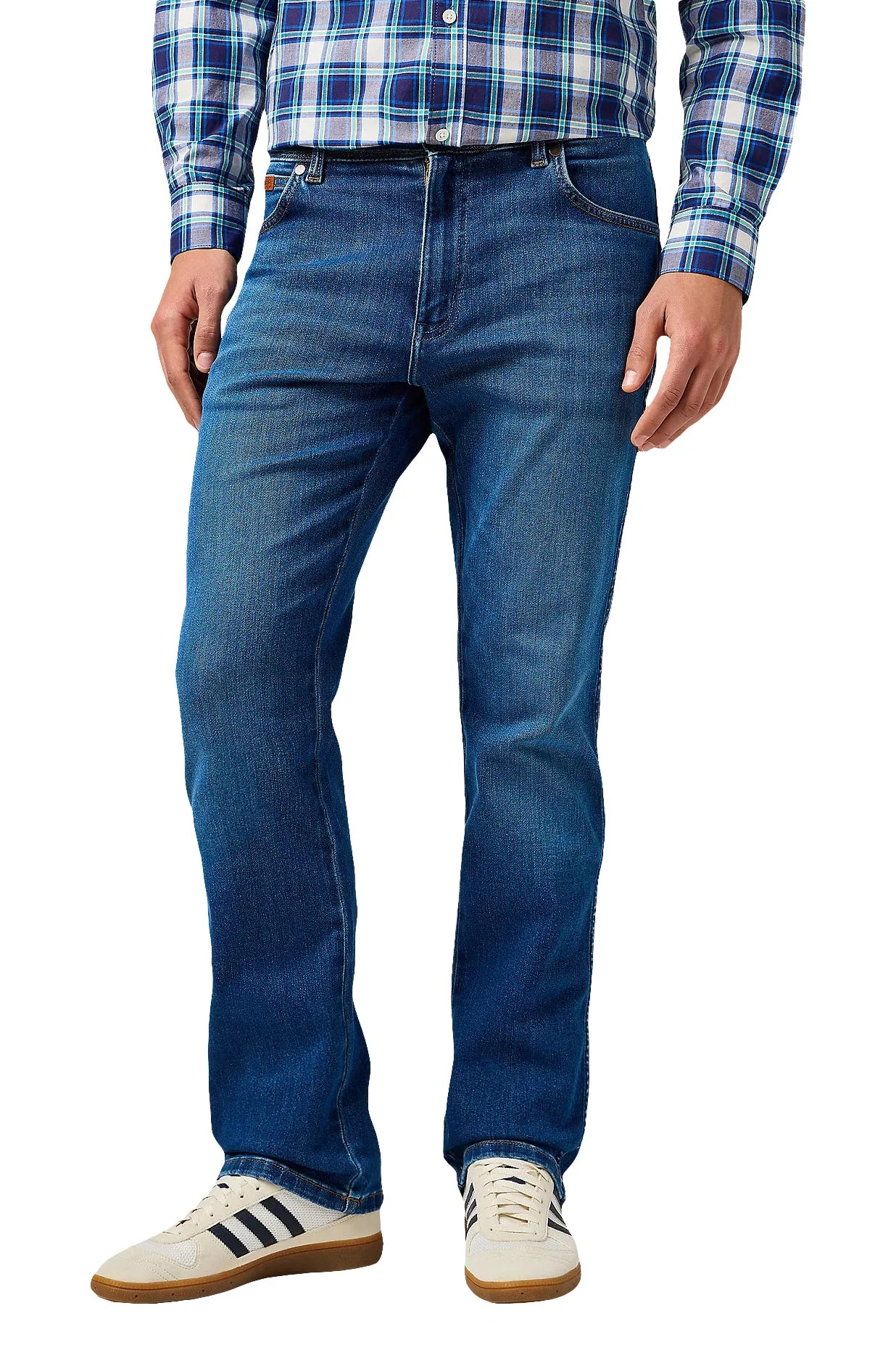 Texas Medium Stretch Straight Leg Jeans - Verdant Tone