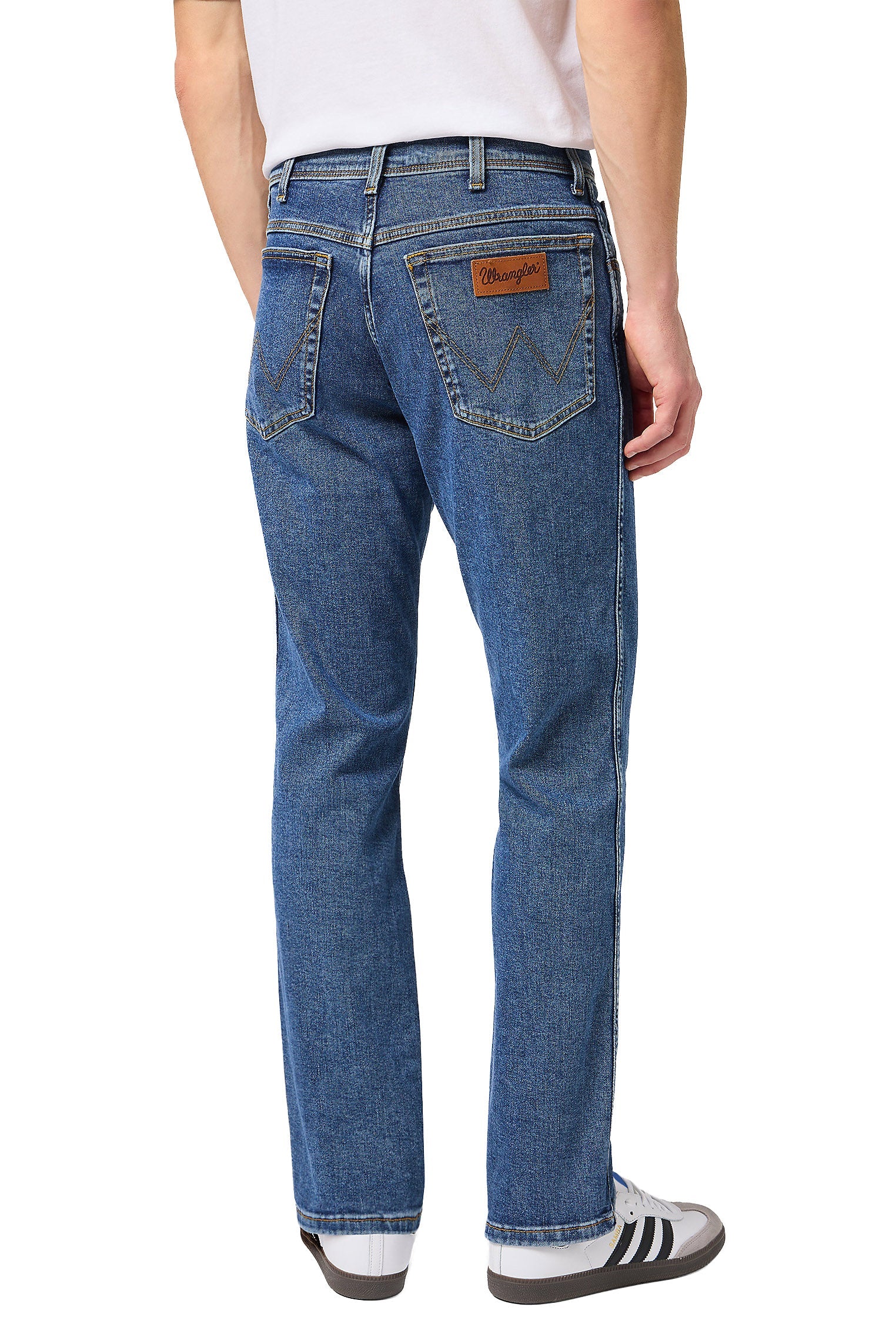 Texas Stretch Straight Jeans - Stonewash - Image 2