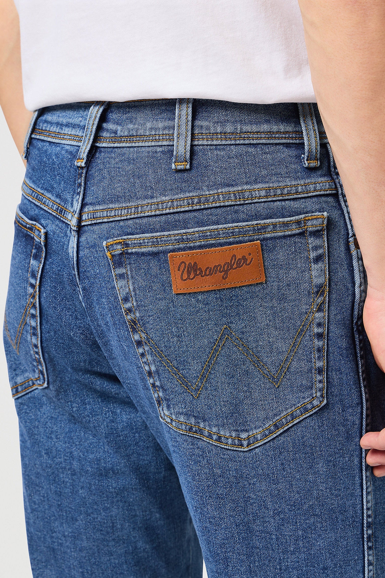 Texas Stretch Straight Jeans - Stonewash - Image 4