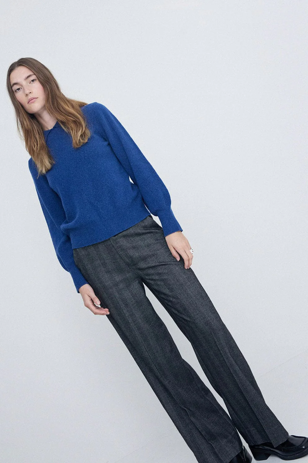 Collared Jumper - Uniform Blue - Image 6