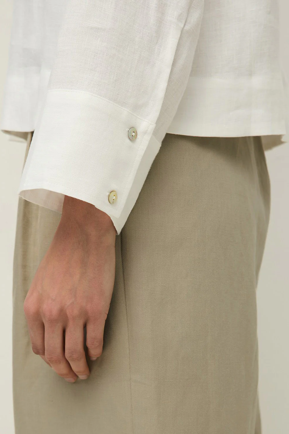 Pure Hemp Shirt - White - Image 4